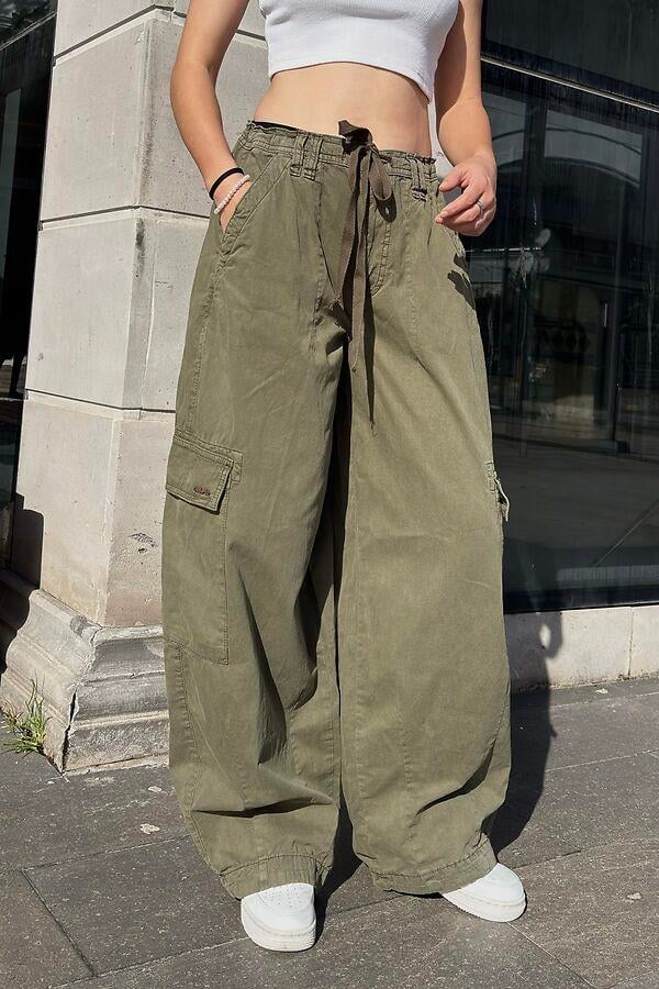 Premium Haki Tone Boi Cargo Pants