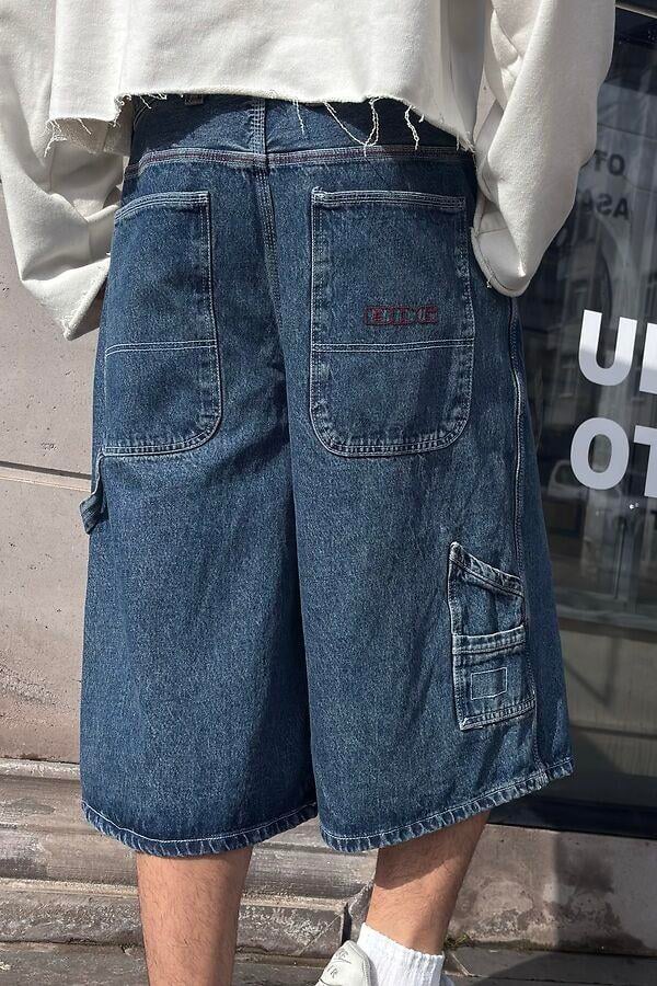 Premium İndigo Skate Denim Jorts
