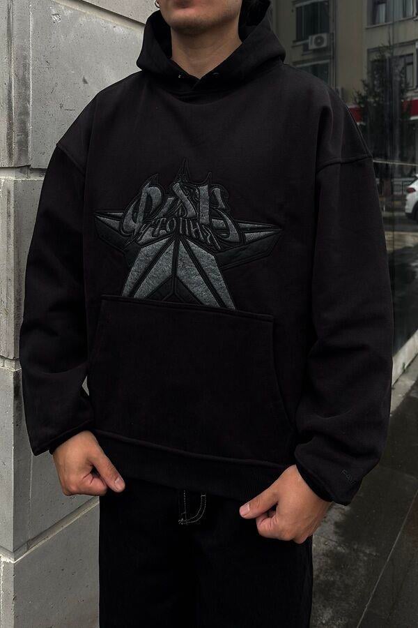 Premium Mold Stance Boxy Fit Nakışlı Hoodie 