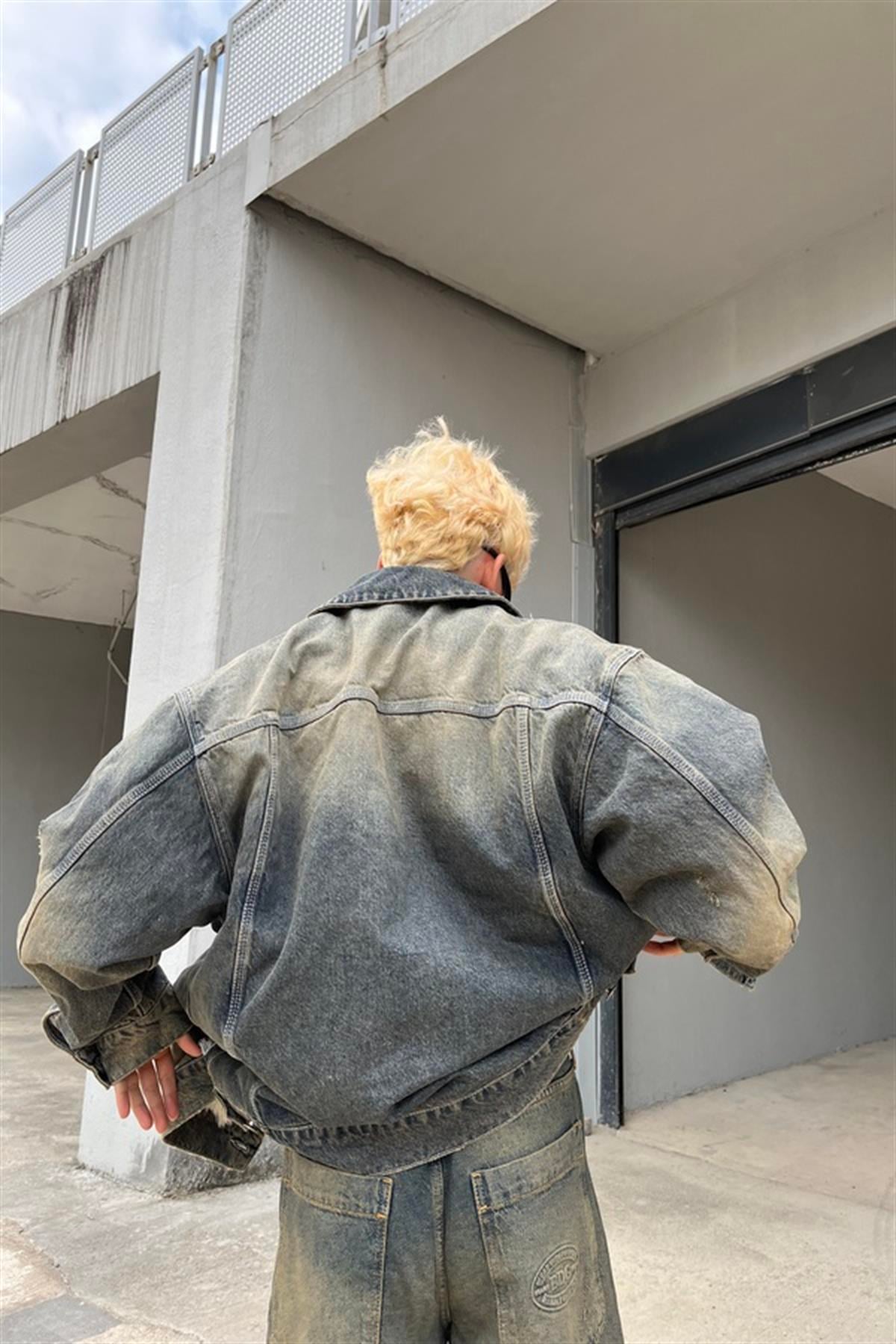 Premium Tinted Trucker Denim Jacket