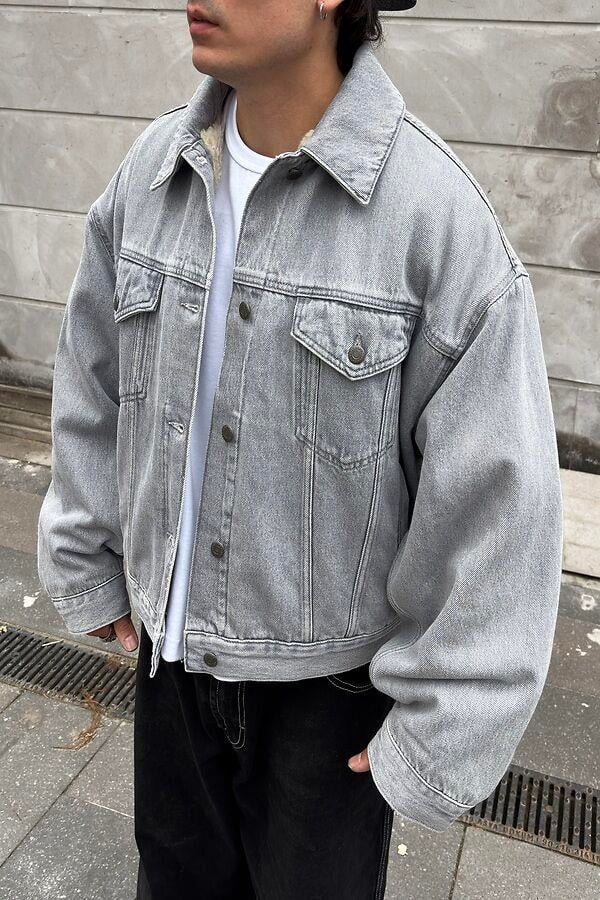 Premium Ultra Thick Denim Bomber Jacket