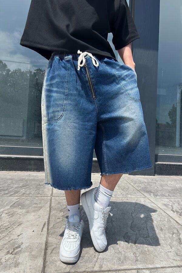 Track DarkWashed Mega Baggy Jorts