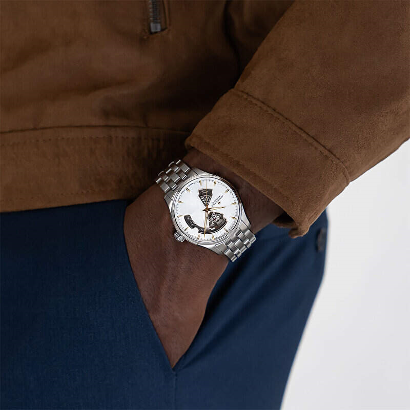 Hamilton Jazzmaster Open Heart Auto H32675151 Kol Saati