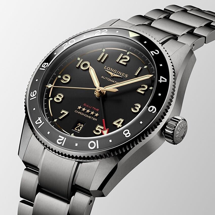 Longines Spirit Zulu Time Titanium L38021536 Kol Saati