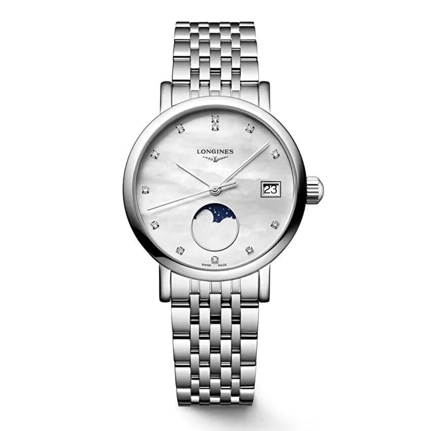 Longines Elegant Collection Moonphase L43304876 Kol Saati