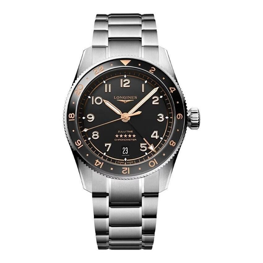 Longines Spirit Zulu Time L38024506 Kol Saati