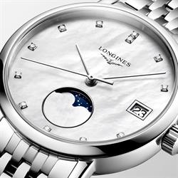 Longines Elegant Collection Moonphase L43304876 Kol Saati