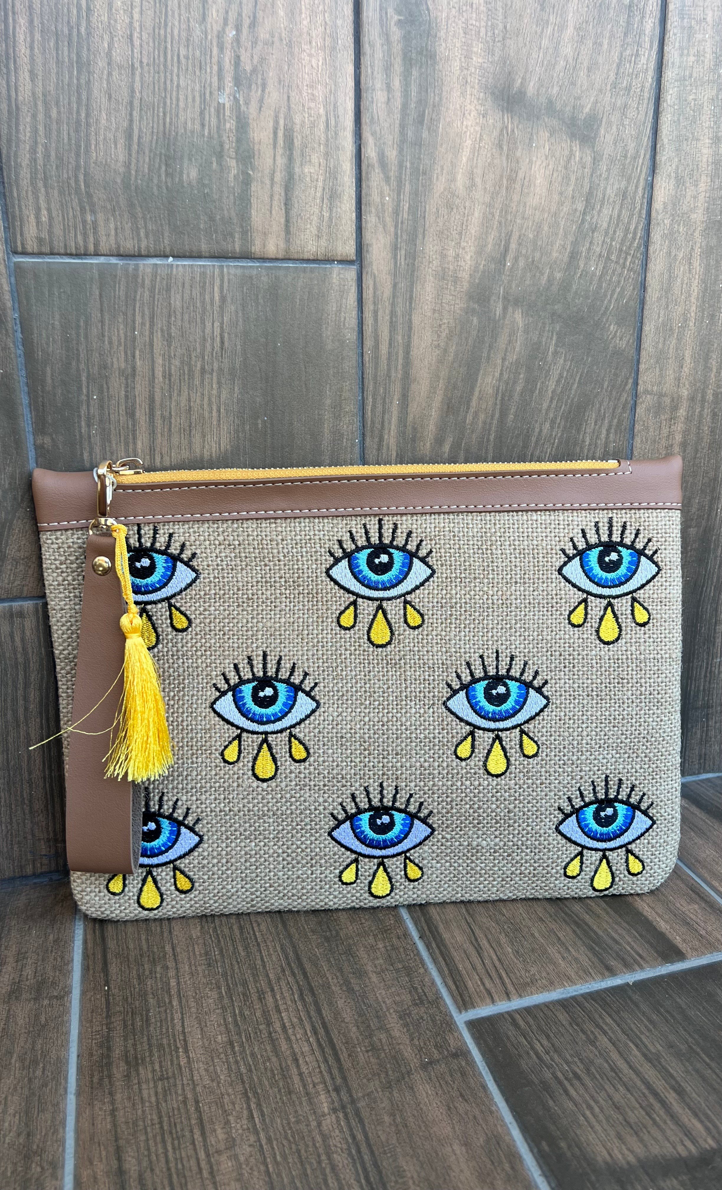 ÇOKLU GÖZ CLUTCH ÇANTA