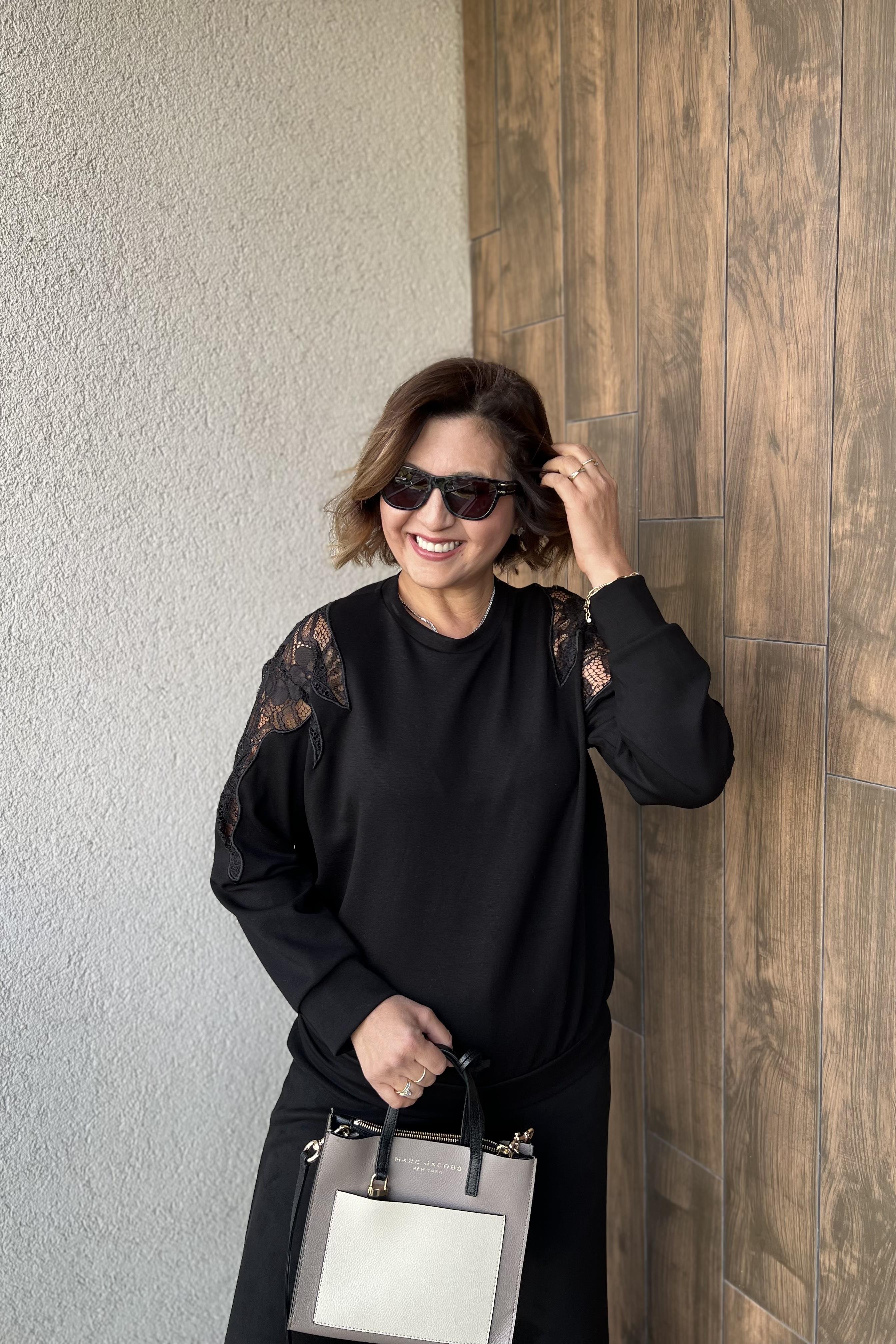DANTEL DETAYLI SWEATSHIRT 