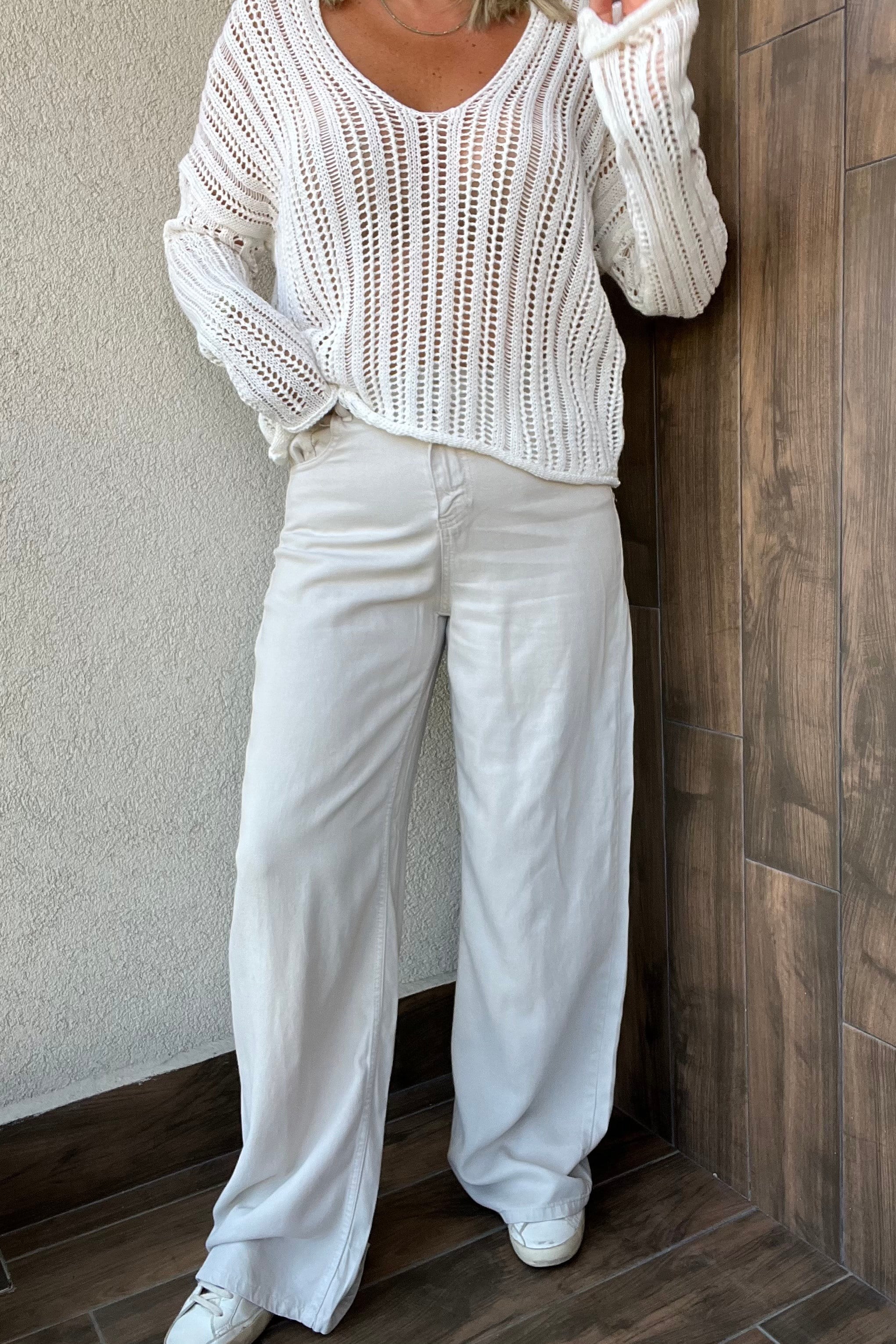 YUMUŞACIK TENCEL JEAN PANTOLON - Taş