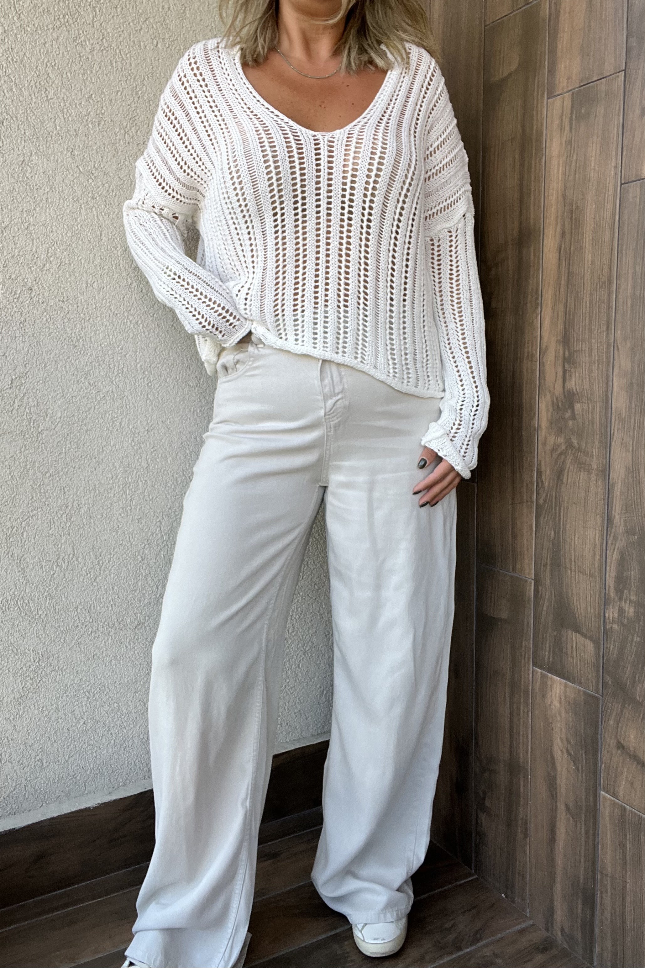 YUMUŞACIK TENCEL JEAN PANTOLON - Taş