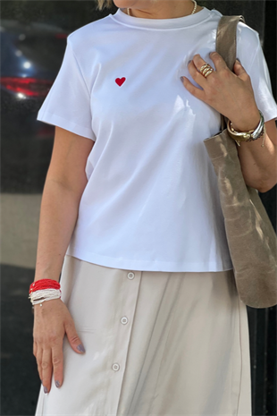 BİSİKLET YAKA PAMUKLU TİŞÖRT
