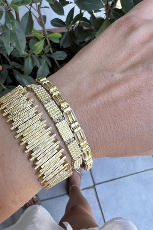 BRONZ RİTİM 3LÜ KOMBİN BİLEKLİK