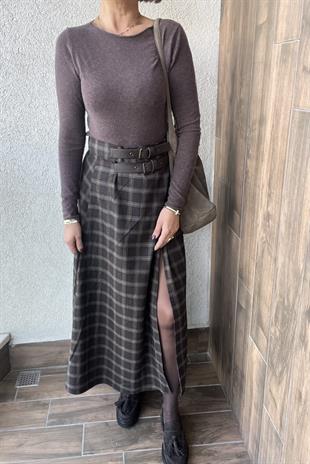 EKOSE YIRTMAÇLI ETEK