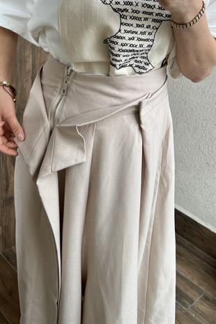 FERMUAR YIRTMAÇLI TASARIM ETEK - Taş