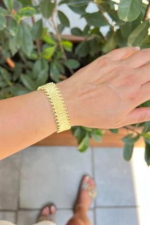 BRONZ KALIN RİTİM BİLEKLİK 2cm