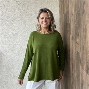 KUZU YÜNÜ TRİKO - Yeşil
