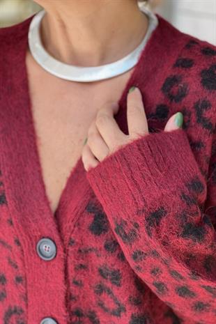 LEOPAR DESEN  ŞARDONLU HIRKA