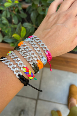 NEON İP HALHAL BİLEKLİK