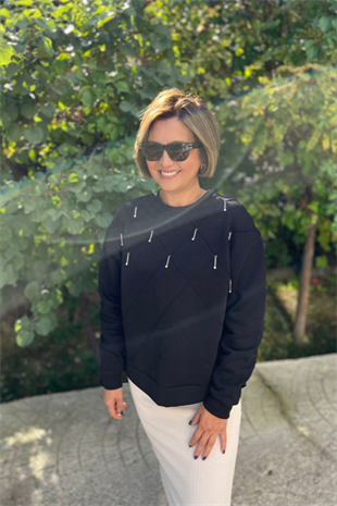 TAŞLI SWEATSHIRT