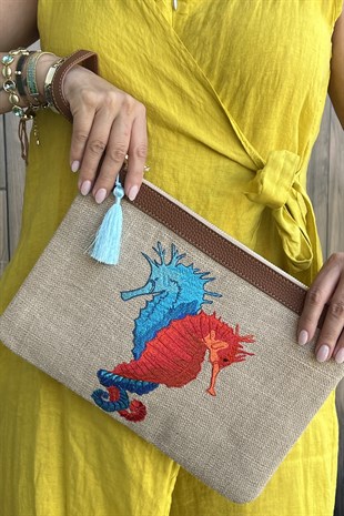 OKYANUS DENİZATI CLUTCH ÇANTA - Prime Serisi