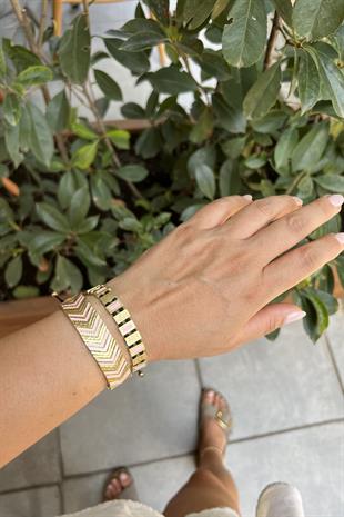 PEMBE BRONZ 2Lİ KOMBİN BİLEKLİK