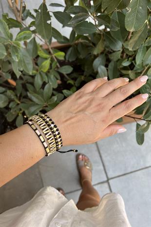 PEMBE BRONZ 3LÜ KOMBİN BİLEKLİK