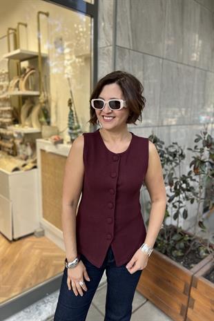 SELANİK DÜĞMELİ YELEK