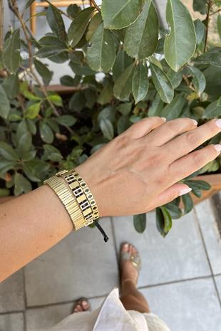 SİYAH BRONZ 3LÜ KOMBİN BİLEKLİK