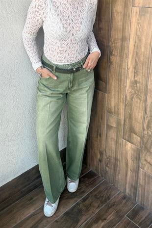 STRAIGHT YEŞİL JEAN PANTOLON
