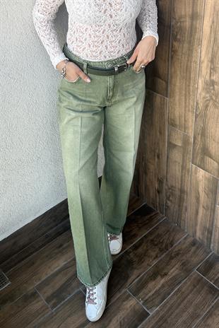STRAIGHT YEŞİL JEAN PANTOLON
