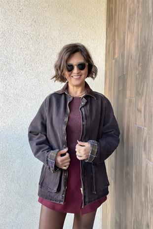 YAKASI GARNİLİ ACI KAHVE JEAN MONT