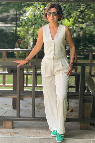 YÜKSEK BEL UZUN PANTOLON