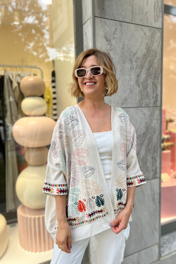 ETNİK DESEN KİMONO 