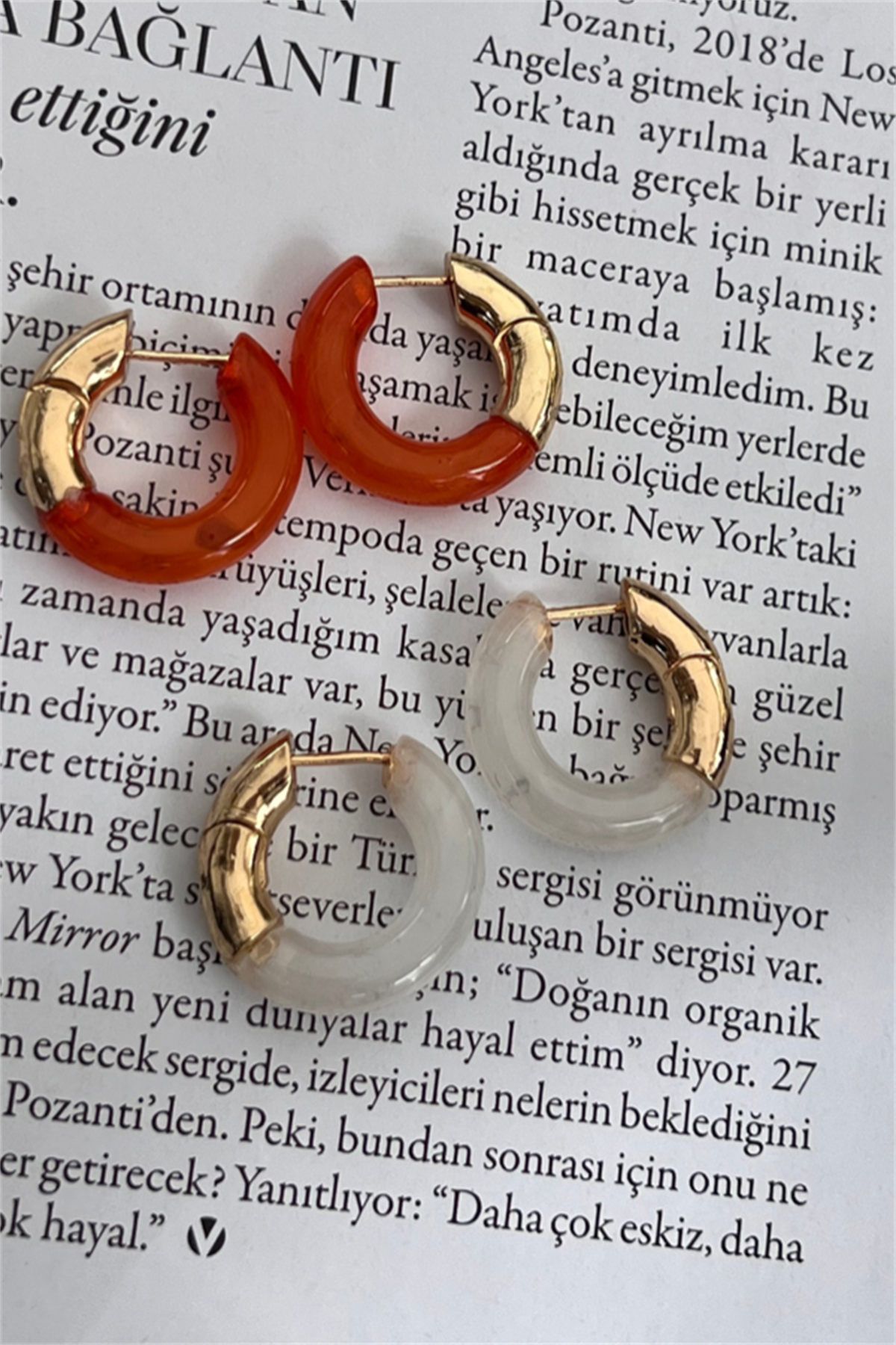 RENKLİ HALKA KÜPE