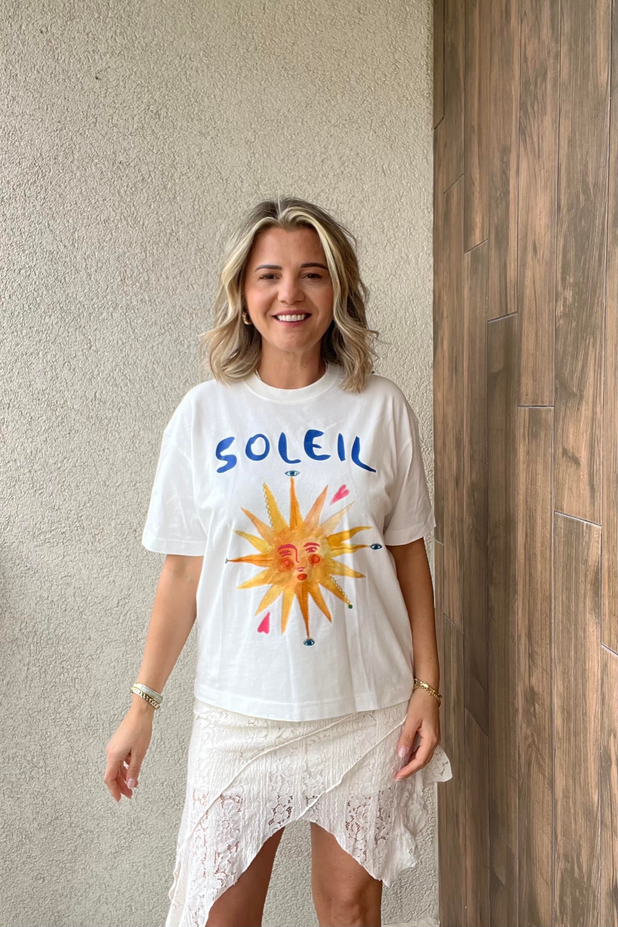SOLEİL BASKILI TİŞÖRT
