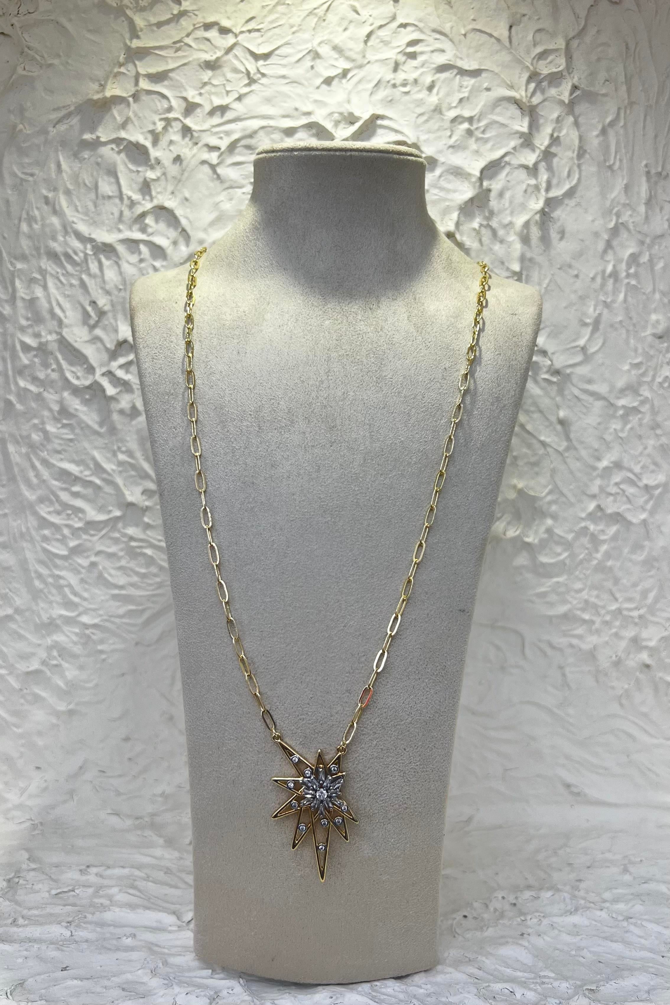 TAŞLI SUN KOLYE 60 cm