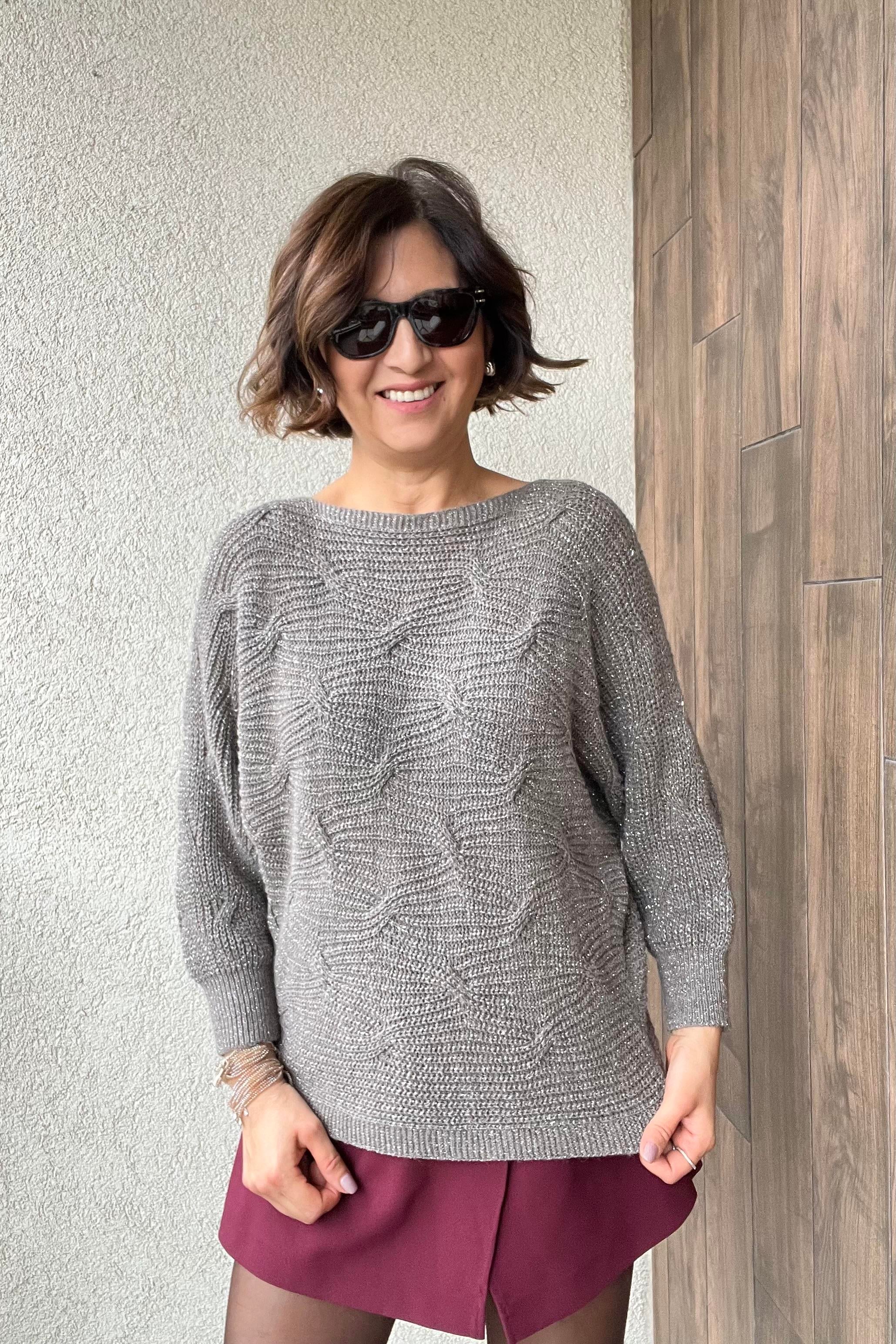 VİZON İTALYN SİMLİ KAZAK