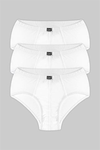 Erkek Çocuk Beyaz Külot %100 Pamuk 3 ADET 