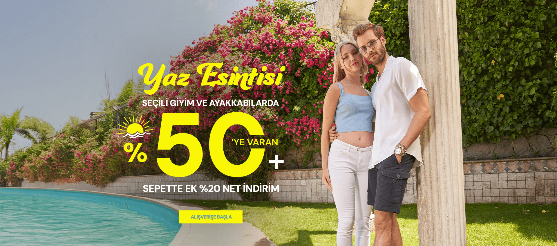 Giyimde 50 İndirim