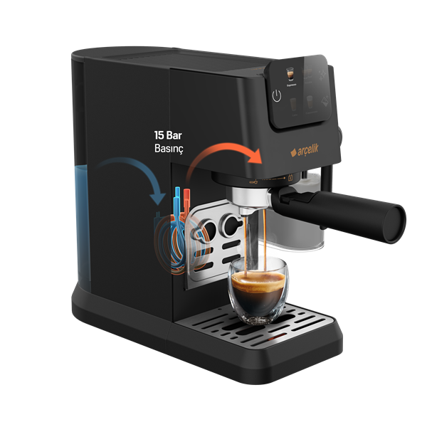 Arçelik Imperium Barista EM 3353 Yarı Otomatik Espresso Makinesi