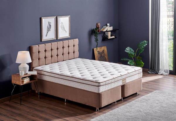 Çift Kişilik Full Ortopedik Yatak 160x200 Aloe Vera Kumaşlı Helen