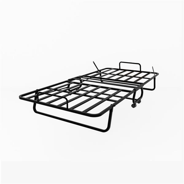 Iron Katlanır Yatak ve Karyola | 80x190 cm Katlanabilir Somya ve Yatak Tek Kişilik Katlanır Yatak
