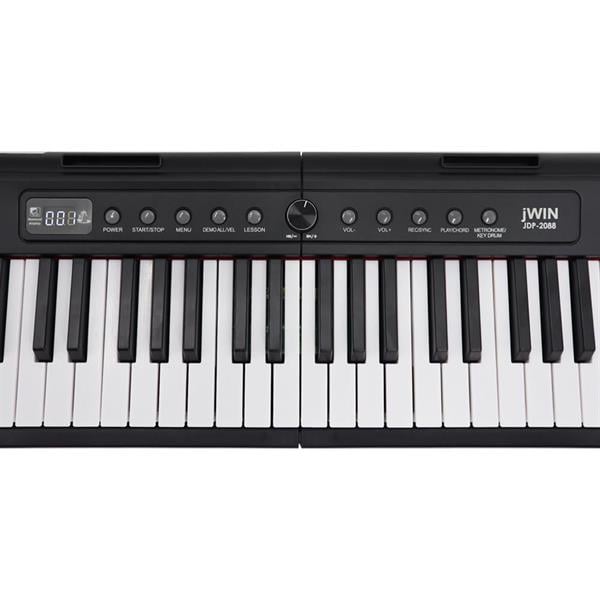 Jwin JDP-2088 Tuş Hassasiyetli 88 Tuşlu Dijital Piyano - Siyah