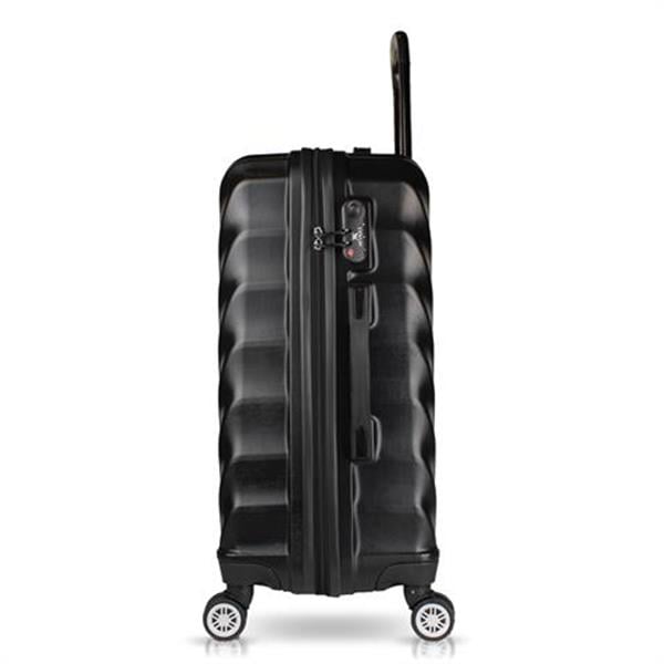 My Valice Lotus Abs Kabin Orta Büyük ve Makyaj Boy Siyah 4'lü Travel Valiz Seti