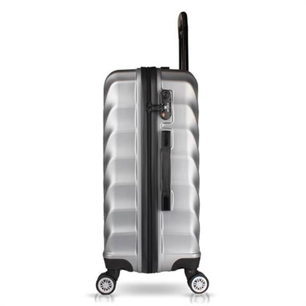 My Valice Lotus Abs Kabin Orta Büyük ve Makyaj Boy Gri 4'lü Travel Valiz Seti