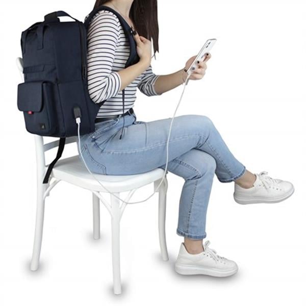 My Valice Smart Bag Usb Şarj Girişli Akıllı Sırt Çantası 1205 Lacivert