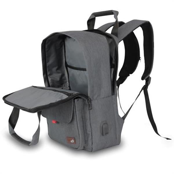 My Valice Smart Bag Usb Şarj Girişli Akıllı Sırt Çantası 1205 Füme