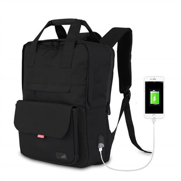 My Valice Smart Bag Usb Şarj Girişli Akıllı Sırt Çantası 1205 Siyah