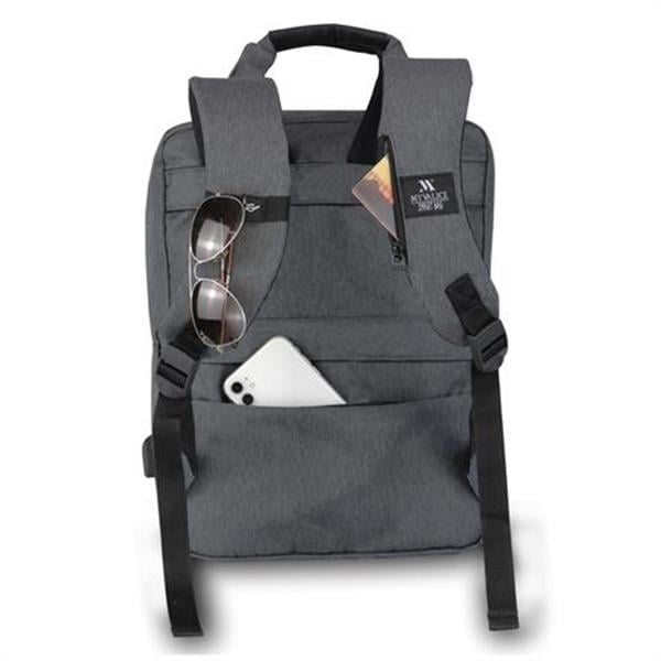 My Valice Smart Bag Usb Şarj Girişli Akıllı Sırt Çantası 1205 Füme